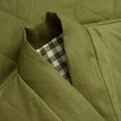 Botanical Green Gingham Linen Housecoat -Piglet in Bed Store 4 41352a42 695a 4784 8d1b f5f1ab0186be