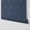 Moonlit Blue Apple Wallpaper 1 Moonlit Blue Apple Wallpaper -Piglet in Bed Store Apples Moonlit Blue 1
