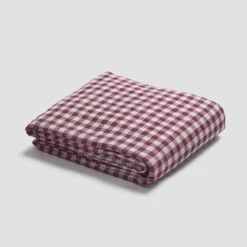 Piglet in Bed Store -Piglet in Bed Store Berryginghamflatsheet 1