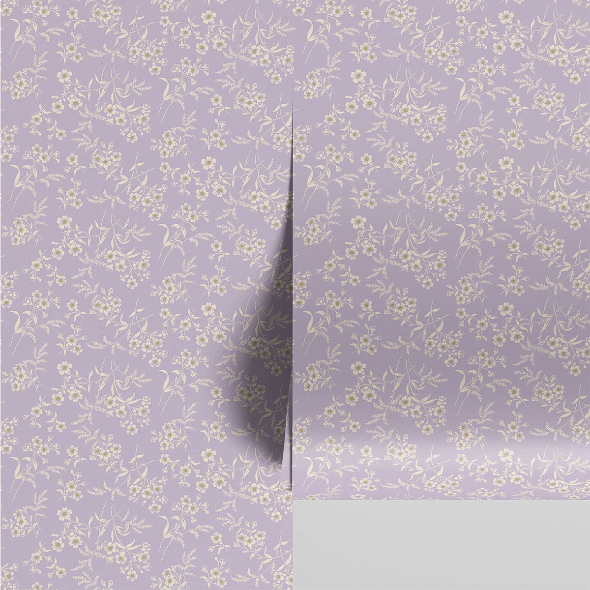 Lavender Camille Floral Wallpaper 4 Lavender Camille Floral Wallpaper - Image 2