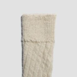 Ecru Alpaca Bed Socks -Piglet in Bed Store EcruAlpacaBedSocks2
