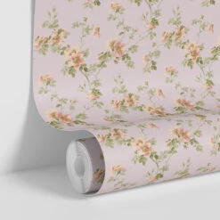 Grey Lilac Field Rose Wallpaper 9 Grey Lilac Field Rose Wallpaper -Piglet in Bed Store Field Rose Grey Lilac 4