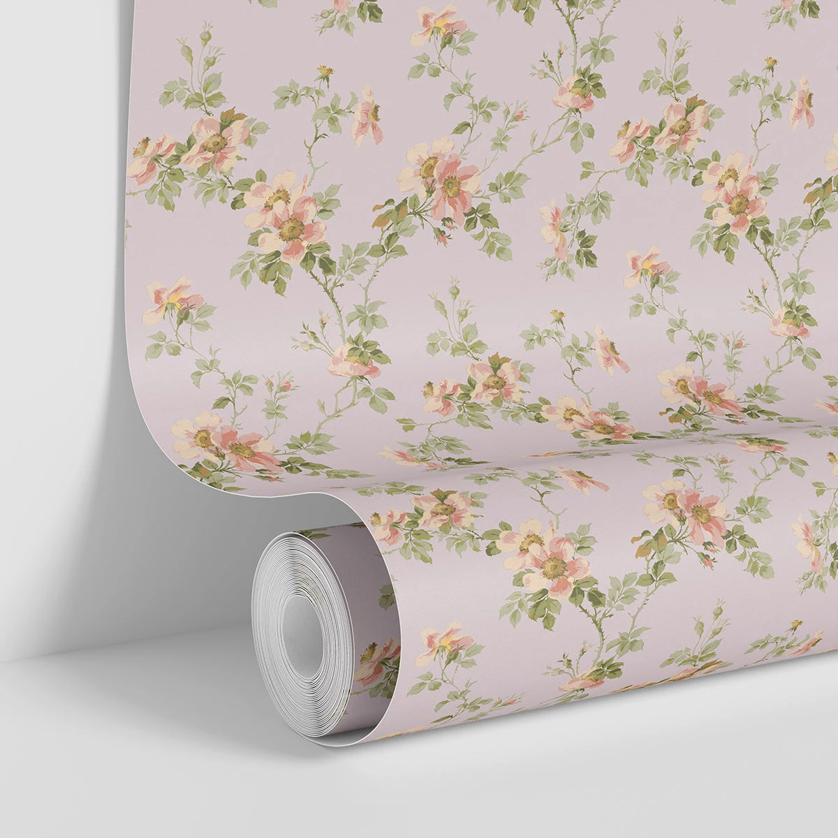 Grey Lilac Field Rose Wallpaper 6 Grey Lilac Field Rose Wallpaper - Image 4