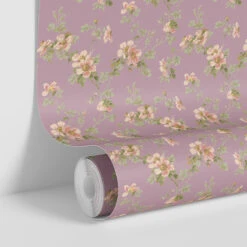 Mauve Field Rose Wallpaper 8 Mauve Field Rose Wallpaper -Piglet in Bed Store Field Rose Mauve 4