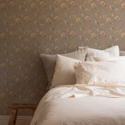 Mushroom Grey Field Rose Wallpaper 9 Mushroom Grey Field Rose Wallpaper -Piglet in Bed Store Field Rose Mushroom 3