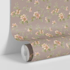 Mushroom Grey Field Rose Wallpaper 8 Mushroom Grey Field Rose Wallpaper -Piglet in Bed Store Field Rose Mushroom 4