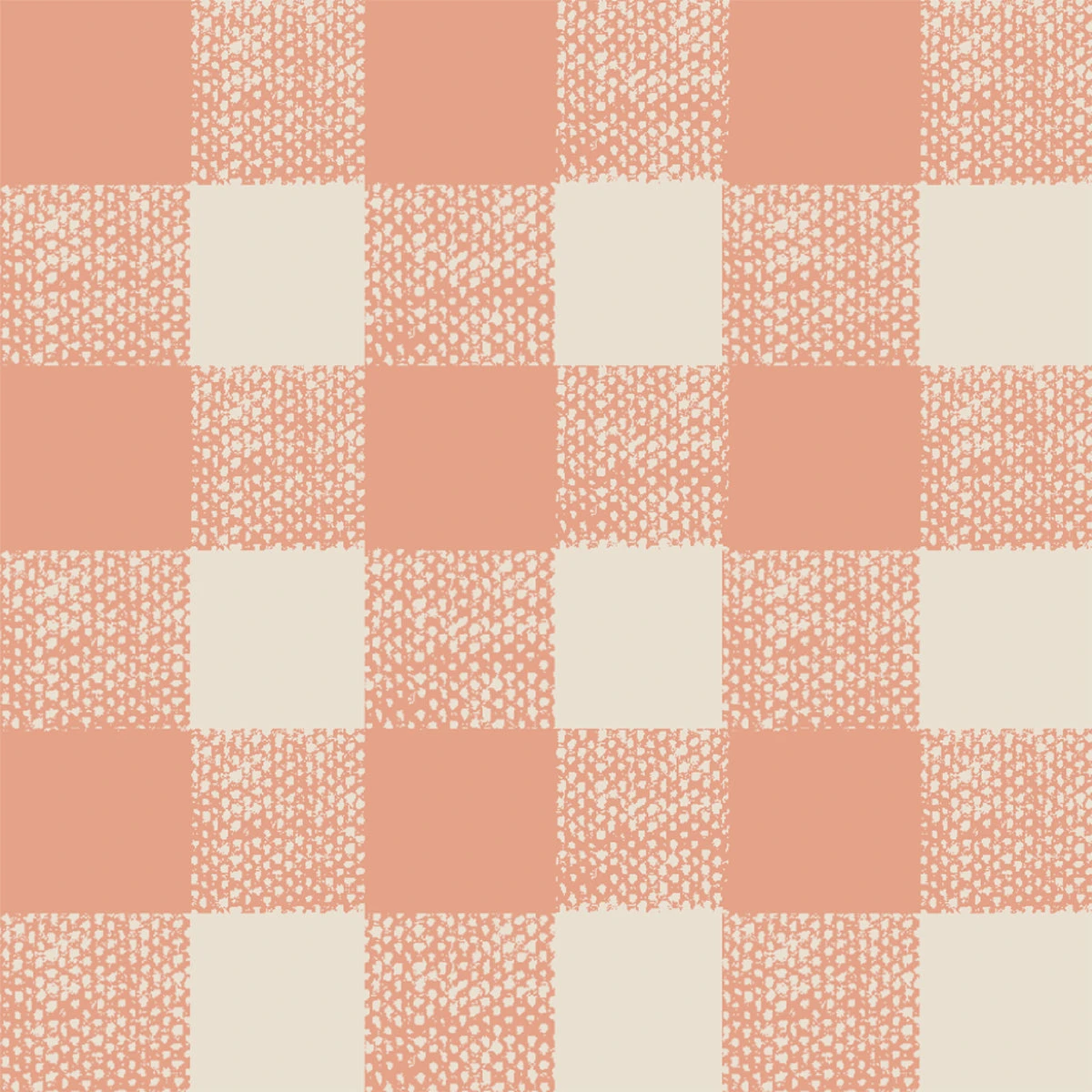 Peach Gingham Wallpaper 4 Peach Gingham Wallpaper - Image 2