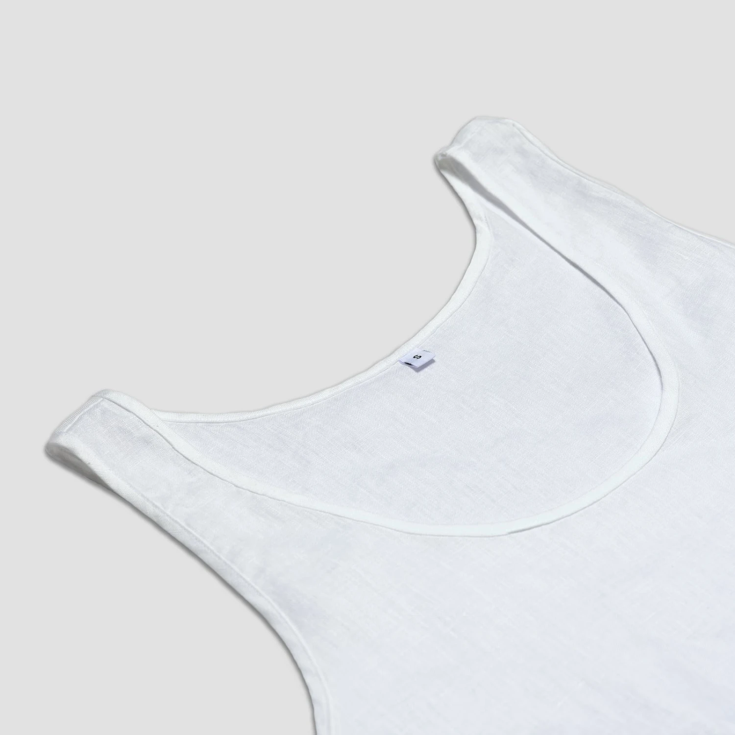 White Cami Linen Pyjama Set 7 White Cami Linen Pyjama Set - Image 5