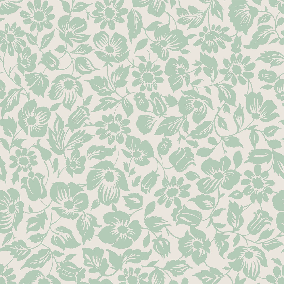 Pistachio Meadow Floral Wallpaper 5 Pistachio Meadow Floral Wallpaper - Image 3
