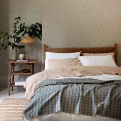 Warm Taupe Meadow Floral Wallpaper 9 Warm Taupe Meadow Floral Wallpaper -Piglet in Bed Store Meadow Floral Warm Taupe 3