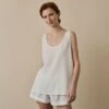 Pearl Linen Tencel Women's Cami Set 1 Pearl Linen Tencel Women's Cami Set -Piglet in Bed Store PearlLinenTencilWomen sCamiSet 295 6416df28 b7c5 405a 858a a711ae63181e