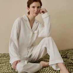 Pearl Linen Tencel Women's Pyjama Trousers
