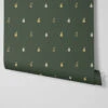 Fern Green Pears Wallpaper 2 Fern Green Pears Wallpaper -Piglet in Bed Store Pears Fern Green 1