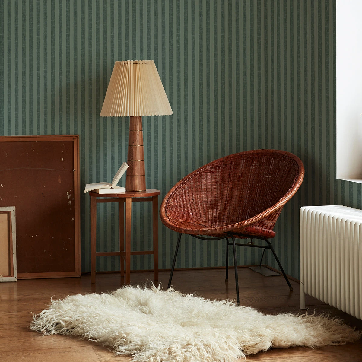 Fern Green Pembroke Stripe Wallpaper 3 Fern Green Pembroke Stripe Wallpaper