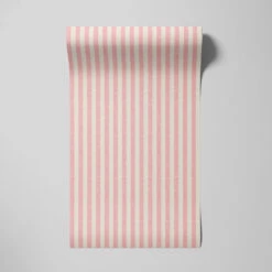 Pink Bloom Pembroke Stripe Wallpaper -Piglet in Bed Store Pembroke Stripe Pink Bloom 4