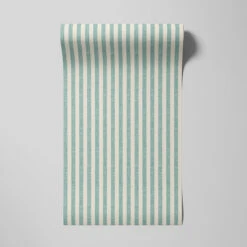 Wasabi Pembroke Stripe Wallpaper -Piglet in Bed Store Pembroke Stripe Wasabi 4