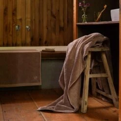 Mushroom Organic Cotton Bath Mat -Piglet in Bed Store Piglet in Bed Bathroom Collection Organic Cotton Bath Mat Mushroom 1