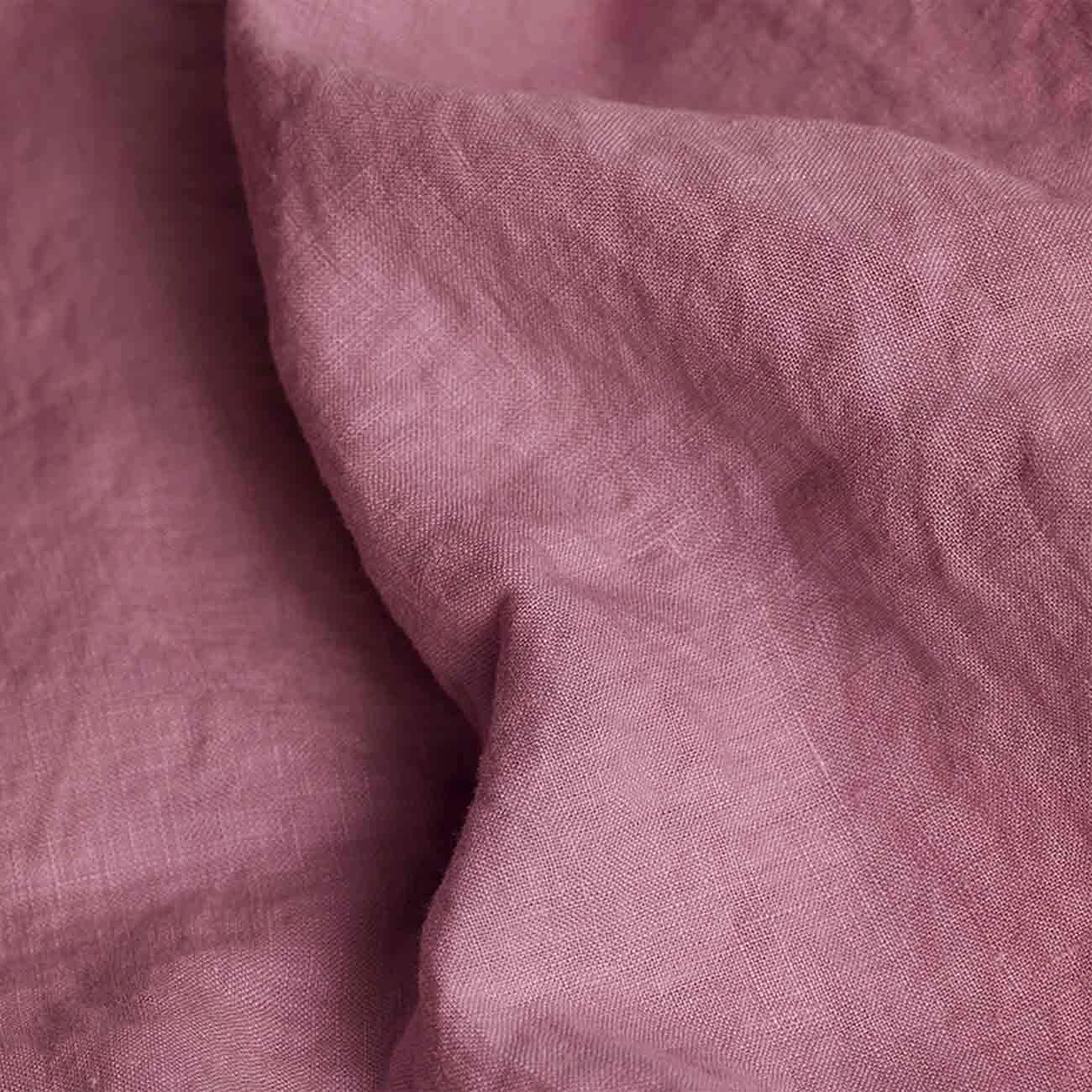 Raspberry Linen Sheet Set 4 Raspberry Linen Sheet Set - Image 2
