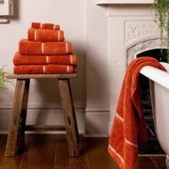 Cinnamon Bath Towel -Piglet in Bed Store Piglet in Bed Cotton Towels Cinnamon Lifestyle 1300x1300 4