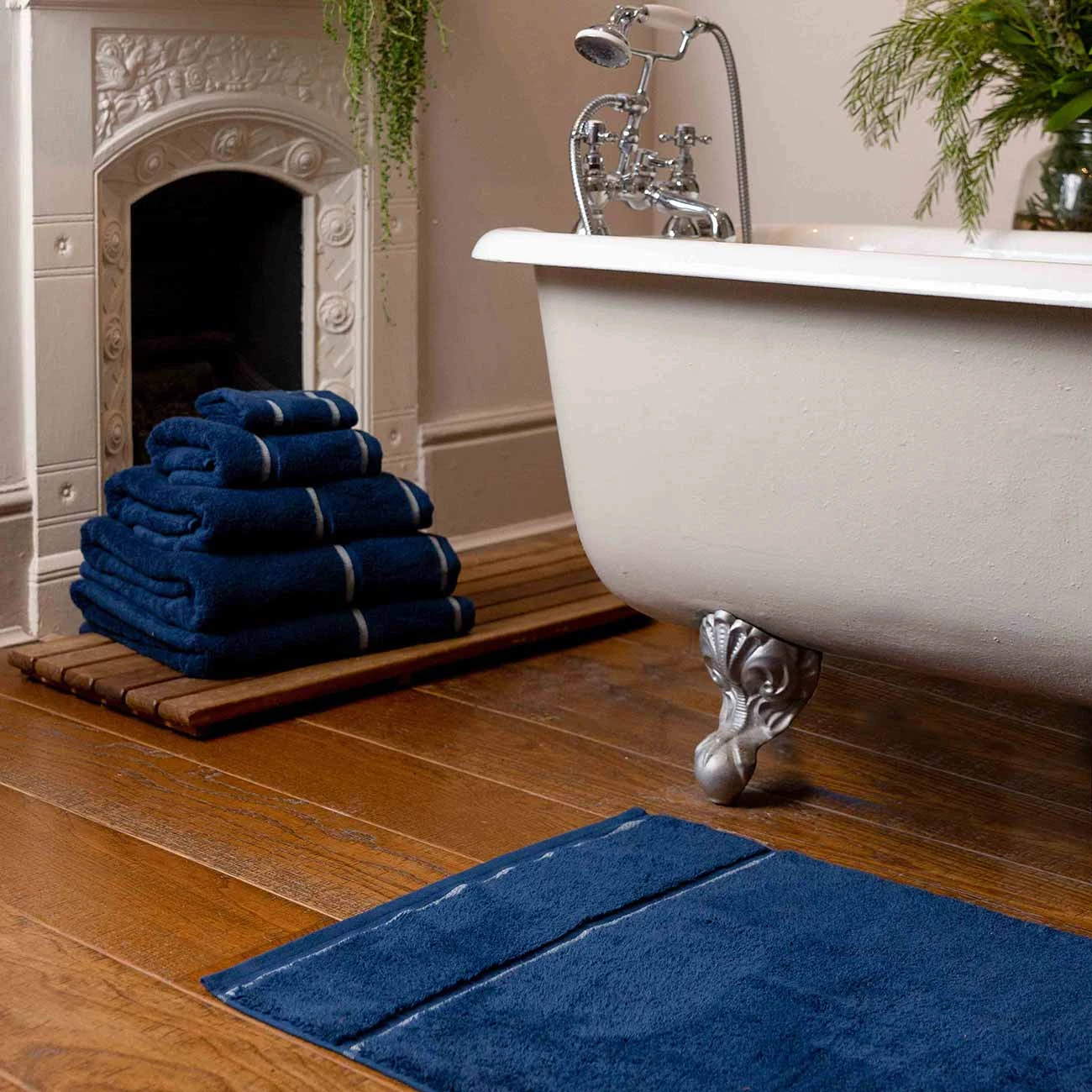 Moonlit Blue Bath Mat 7 Moonlit Blue Bath Mat - Image 5