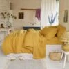 Honey Linen Sheet Set 1 Honey Linen Sheet Set -Piglet in Bed Store Piglet in Bed Linen Bedding Honey Lifestyle 3 4e3cfeb2 7dee 456b a388 53dd48edaf6e