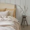 Mushroom Gingham Linen Pillowcase (Pair) -Piglet in Bed Store Piglet in Bed Linen Bedding Mushroom Gingham1300X1300 Web 2