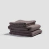 Charcoal Gray Linen Sheet Set -Piglet in Bed Store Piglet in Bed Linen Sheet Set Charcoal Grey 1300x1300 1