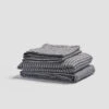 Midnight Stripe Linen Sheet Set 2 Midnight Stripe Linen Sheet Set -Piglet in Bed Store Piglet in Bed Linen Sheet Set Midnight Stripe 1300x1300 1