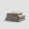 Oatmeal Linen Sheet Set -Piglet in Bed Store Piglet in Bed Linen Sheet Set Oatmeal 1300x1300 1