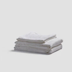 White Linen Sheet Set