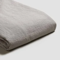 Dove Gray Linen Sheet Set 9 Dove Gray Linen Sheet Set -Piglet in Bed Store Piglet in Bed Standard Sheet Set Dove Gray 1