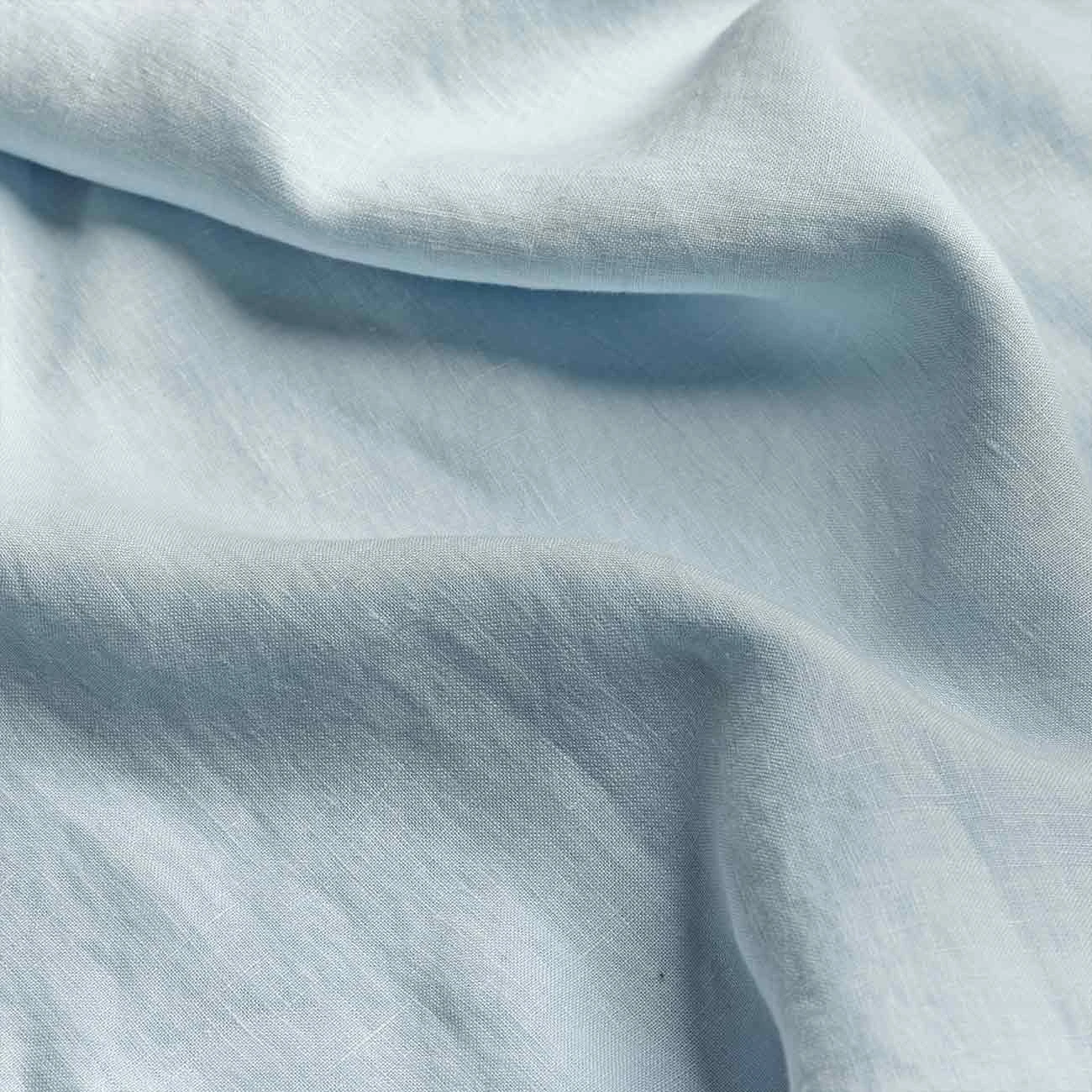 Lake Blue Linen Sheet Set 4 Lake Blue Linen Sheet Set - Image 2