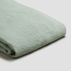 Sage Green Linen Sheet Set -Piglet in Bed Store Piglet in Bed Standard Sheet Set Sage Green 1