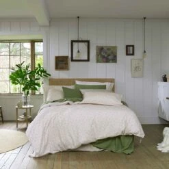 Single Spring Sprig Printed Cotton Duvet Cover