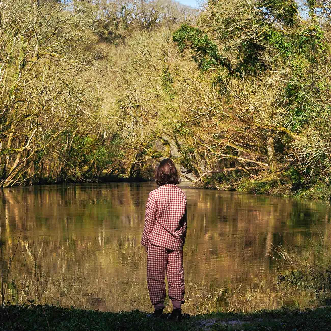 Mineral Red Gingham Pyjama Trouser Set 3 Mineral Red Gingham Pyjama Trouser Set