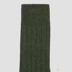 Fern Green Alpaca Socks -Piglet in Bed Store PigletinBed AlpacaBedSocks FernGreen Detail