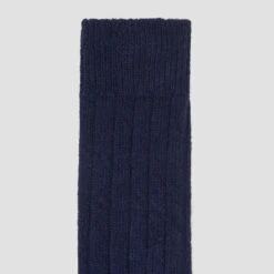 Navy Alpaca Socks 7 Navy Alpaca Socks -Piglet in Bed Store PigletinBed AlpacaBedSocks Navy Detail