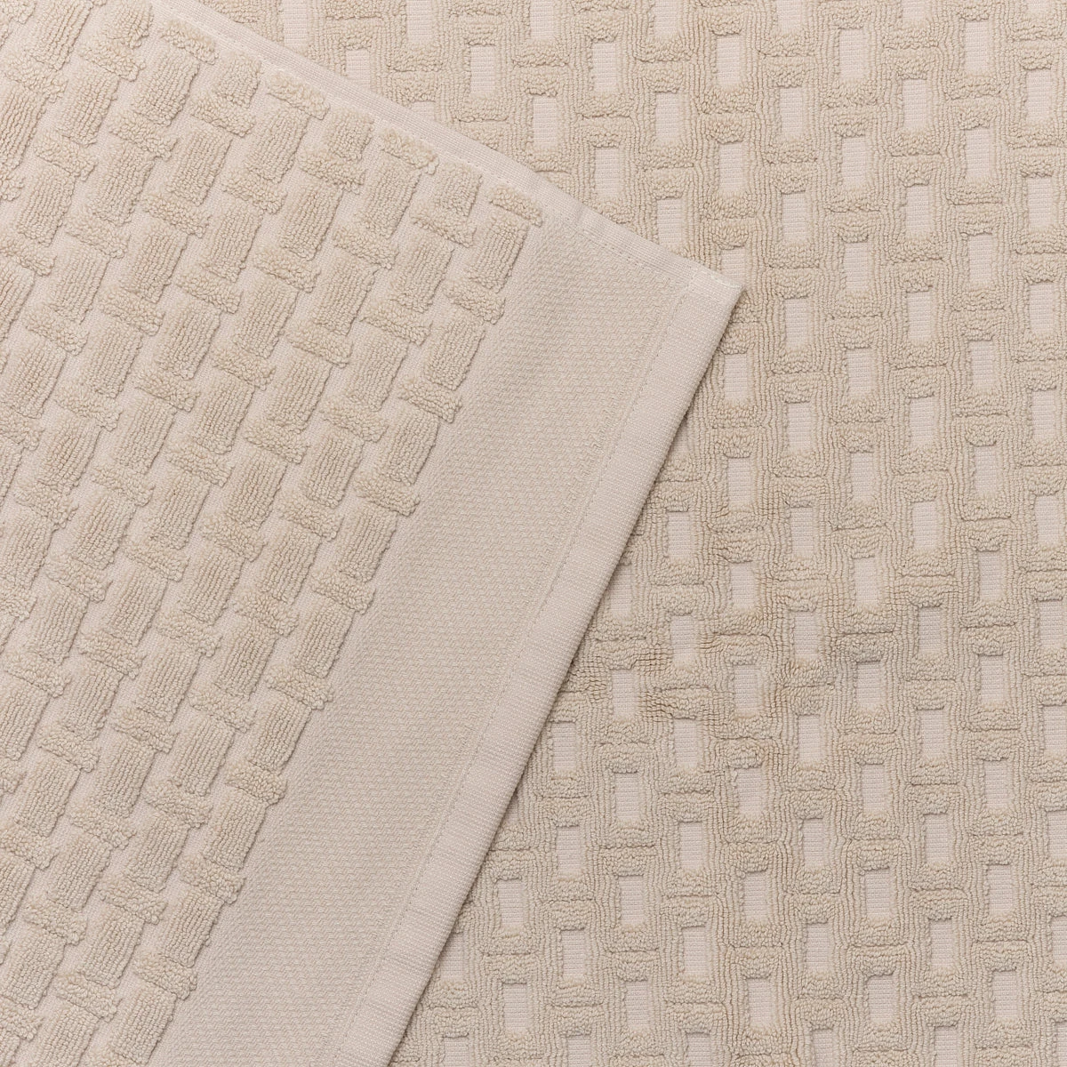 Birch Basketweave Cotton Bath Mat 6 Birch Basketweave Cotton Bath Mat - Image 4