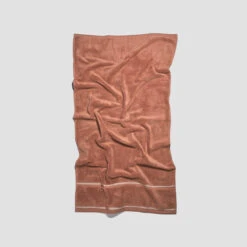 Warm Clay Bath Towel -Piglet in Bed Store PigletinBed BathroomCollection BathTowel WarmClay 2 greyBG