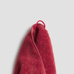 Mineral Red Organic Cotton Towels -Piglet in Bed Store PigletinBed BathroomCollection OrganicCottonBathTowel MineralRed 3 GreyBG 36f7815c 79fe 4656 9b1b 7b4bb89eb208