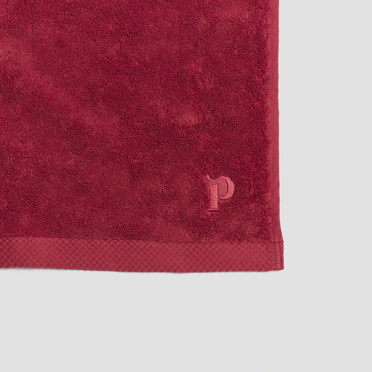 Mineral Red Organic Cotton Hand Towel 6 Mineral Red Organic Cotton Hand Towel - Image 4