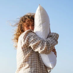 Eco Pillow -Piglet in Bed Store PigletinBed BeddingInserts RecycledSeaPlasticPillow Lifestyle 2