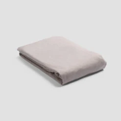 Clay Brushed Cotton Fitted Sheet -Piglet in Bed Store PigletinBed BrushedCottonBedding FittedSheet Clay 1 GreyBG