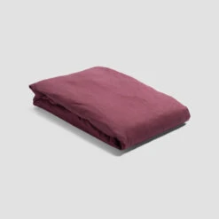 Thistle Brushed Cotton Fitted Sheet -Piglet in Bed Store PigletinBed BrushedCottonBedding FittedSheet Thistle 1 GreyBG