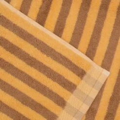 Honey Mustard Pembroke Stripe Cotton Mat