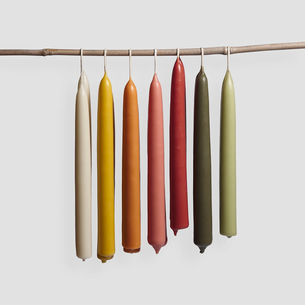 2pk Beeswax Dining Candle Barberry 6 2pk Beeswax Dining Candle Barberry - Image 4