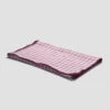 Orchid Gingham Linen Table Runner -Piglet in Bed Store PigletinBed GinghamLinenRunner Orchid greyBG