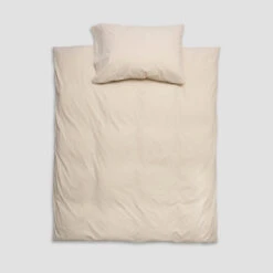 Parchment Kids Cotton Bedding Set 9 Parchment Kids Cotton Bedding Set -Piglet in Bed Store PigletinBed KidsPlainCottonBedding CotSet Parchment 1 GreyBG