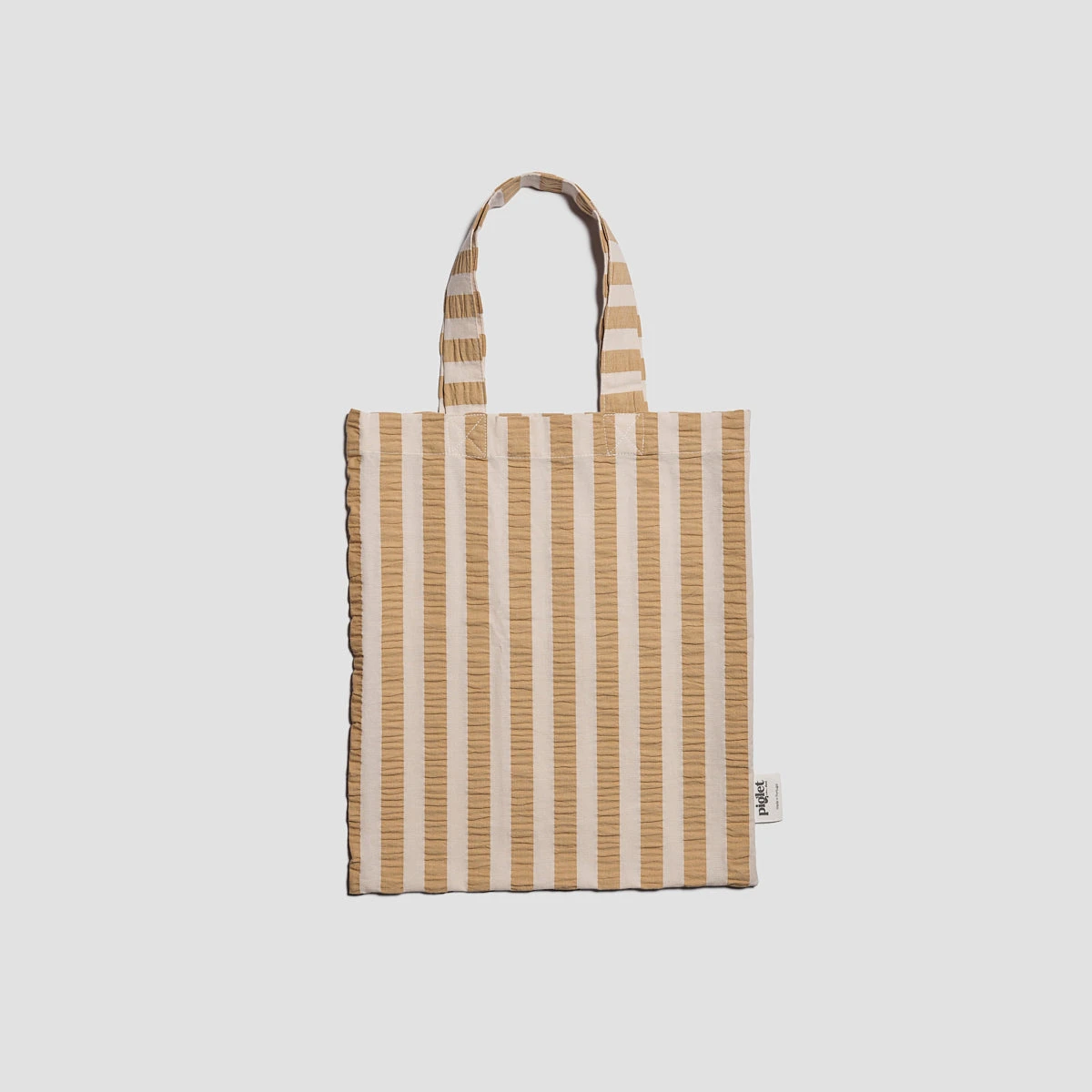 Ochre Seersucker Kids Stripe Cotton Bedding Set 6 Ochre Seersucker Kids Stripe Cotton Bedding Set - Image 4