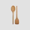 Fryth & Piglet In Bed Wooden Spatula & Spoon 1 Fryth & Piglet In Bed Wooden Spatula & Spoon -Piglet in Bed Store PigletinBed Kitchen FrythxPiB SpoonandSpatulaServingSet 1 GreyBG